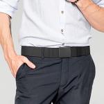 Adjustable Nylon Men's Work Belt – No Metal Buckle