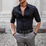 DOOPAI Men’s Adjustable Leather Ratchet Belt