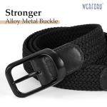 2 Pack Men's Elastic Braided Golf Belts