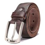Men's Casual Leather Cowboy Jeans Belt