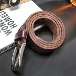 Men's Casual Leather Cowboy Jeans Belt