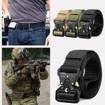 Men’s Military Quick Release Tactical Belt (Black)