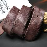 Men's Casual Leather Cowboy Jeans Belt