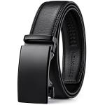 BOSTANTEN Leather Ratchet Dress Belt with Slide Buckle