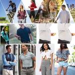 Braided Stretch Belt with PU Leather Buckle