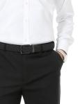 Men's Adjustable Elastic Black Stretch Belt