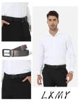 Men's Adjustable Elastic Black Stretch Belt