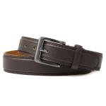 Black Leather Belt for Jeans and Work
