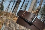 Brown Full Hide Leather Belt, 38mm - Ashford Ridge