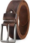 DOOPAI Men's Handmade Leather Belt for All Occasions