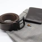 PELLE TORO Handmade Cowboy Leather Belt for Men