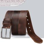 DOOPAI Men's Handmade Leather Belt for All Occasions