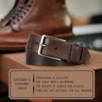 DOOPAI Men's Handmade Leather Belt for All Occasions