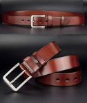 Tolumo Men's 1.5" Wide Full Grain Leather Belt