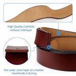 Men's Casual Genuine Leather Belts for Jeans