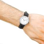 Timex Classic Men's Watch with Black Leather Strap