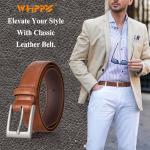 Leather Men's Belt for Casual or Business Wear