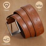 Leather Men's Belt for Casual or Business Wear