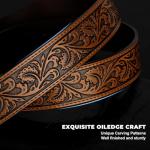 Stylish Western Leather Belt for Men and Women