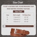 Leather Men's Belt for Casual or Business Wear