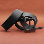 PELT TORO Explorer Men's Leather Belt in Charcoal