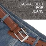 Leather Men's Belt for Casual or Business Wear