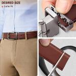 BULLIANT Men's Reversible Golf Belt - Black/Brown