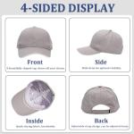Men's Cotton Baseball Caps, 3-Pack - Blue, Grey, Black