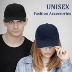 Men's Cotton Baseball Caps, 3-Pack - Blue, Grey, Black