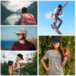 Men's Cotton Baseball Caps, 3-Pack - Blue, Grey, Black