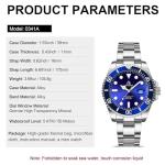 Stylish Minimalist Waterproof Men's Watch - Silver Blue