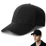 Unisex Adjustable Black Baseball Cap for All