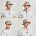 Unisex Foldable Sun Hat with Breathable Mesh