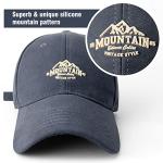 Men's Navy Blue Adjustable Baseball Cap with Pattern