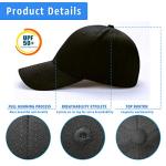 Interstellar Fire Adjustable Baseball Cap - Black