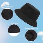 3-Pack Summer Bucket Hats for Sun Protection