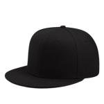 Trendy Black Adjustable Snapback Baseball Cap