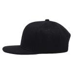 Trendy Black Adjustable Snapback Baseball Cap