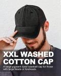 XXL Pigment Dyed Baseball Cap for Big Heads