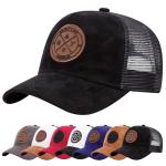 Men's Embroidered Adjustable Baseball Cap - Black