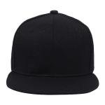 Trendy Black Adjustable Snapback Baseball Cap