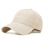 Unisex Adjustable Fly Baseball Cap - Beige
