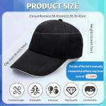 Unisex Cotton Baseball Cap Set - 3 Colors