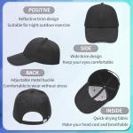 Unisex Cotton Baseball Cap Set - 3 Colors