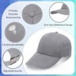 Unisex Cotton Baseball Cap Set - 3 Colors