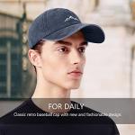 Men's Adjustable Vintage Baseball Cap - Navy