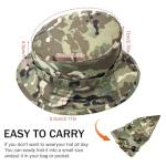 Camo Bucket Hat for Men and Women