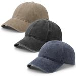 3 Pack Vintage Distressed Baseball Caps for Everyone