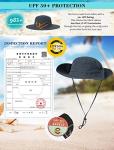 Comhats Waterproof Sun Hat with UPF 50 Protection