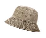 Denim Wide Brim Bucket Hat for Outdoor Fun